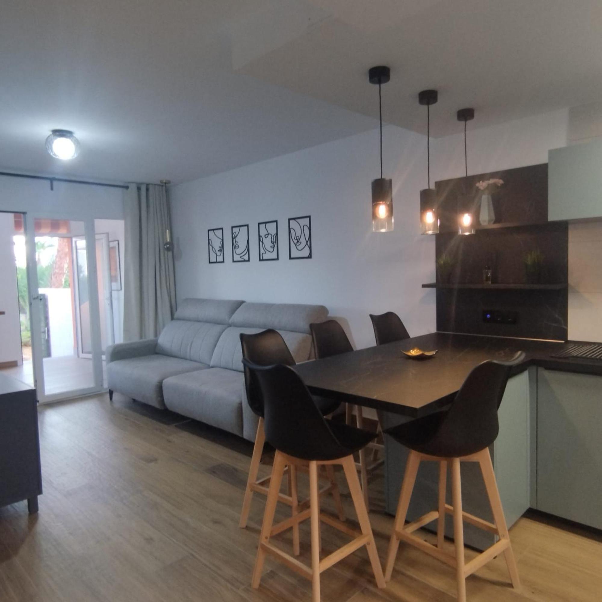维拉Bajo De Diseno, Piscina Privada Climatiza, 150M De La Playa公寓 外观 照片