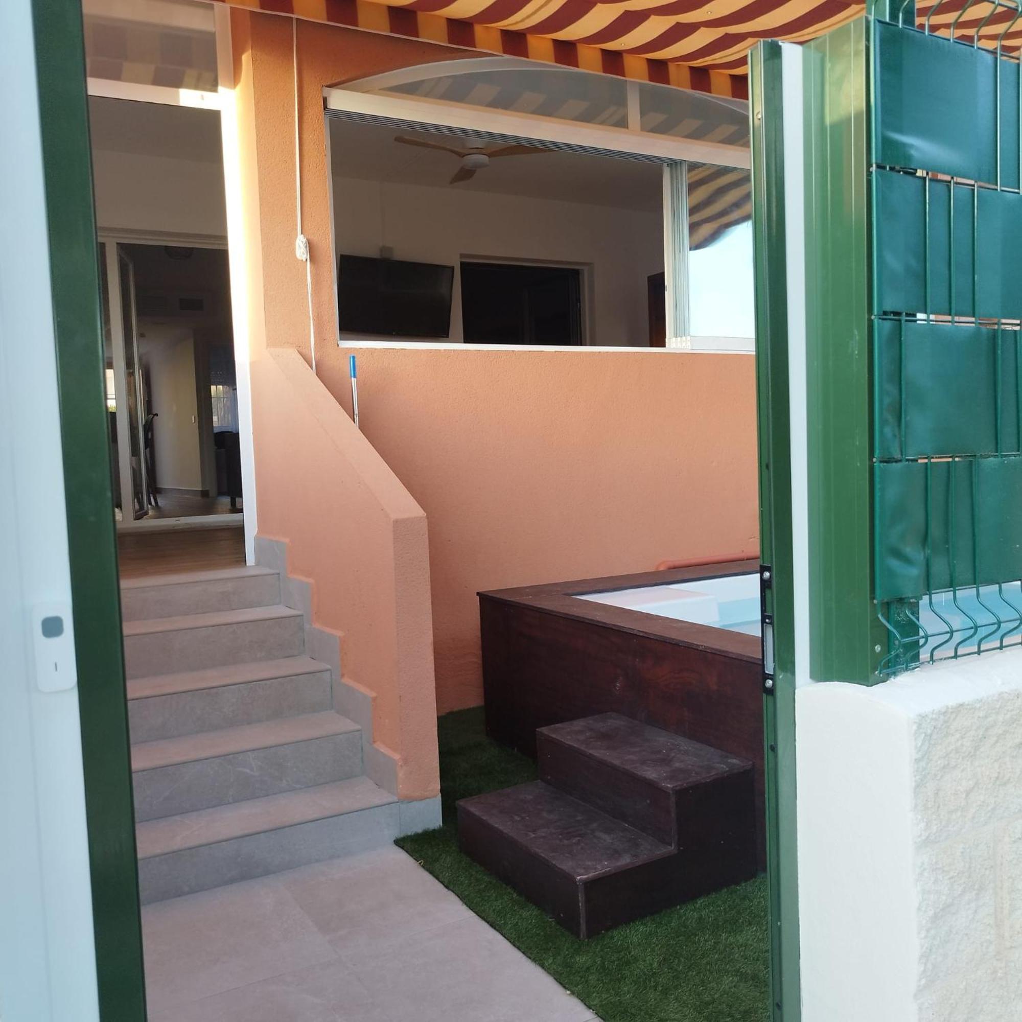 维拉Bajo De Diseno, Piscina Privada Climatiza, 150M De La Playa公寓 外观 照片