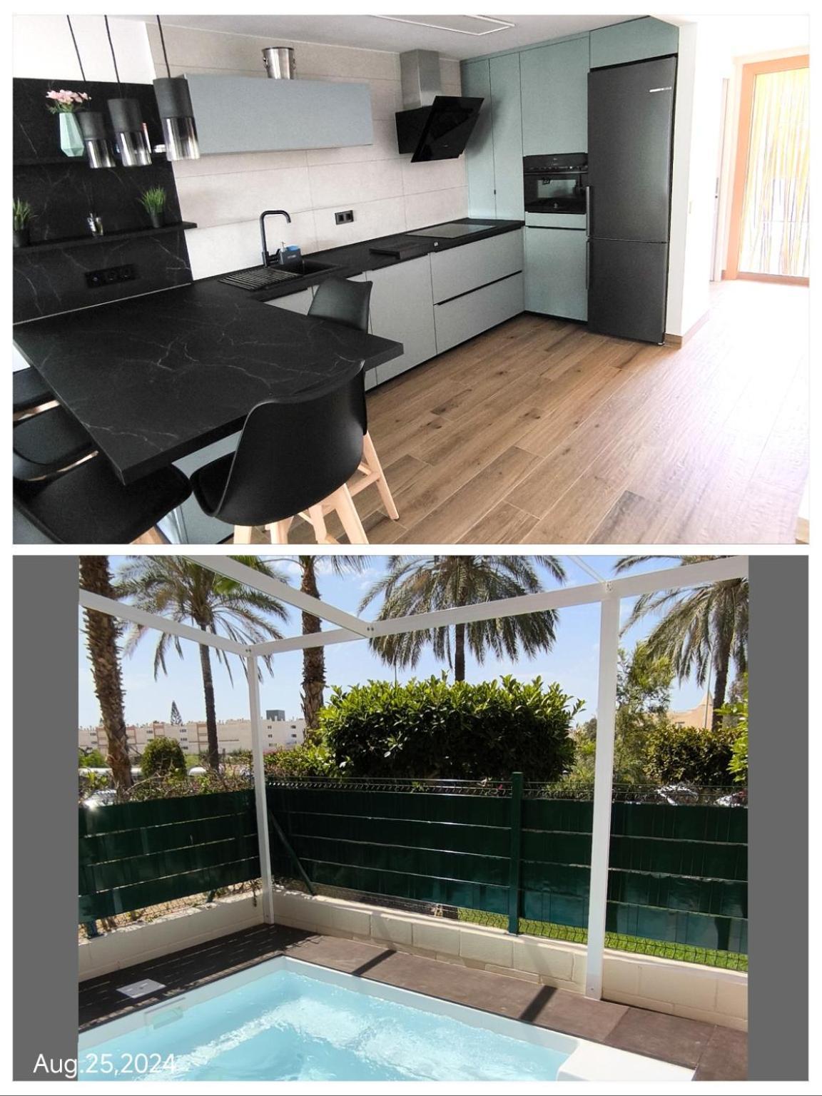 维拉Bajo De Diseno, Piscina Privada Climatiza, 150M De La Playa公寓 外观 照片
